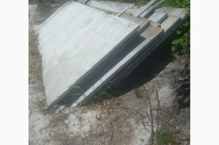 Заборные плиты б/у 6м*2м со столбиками в Киеве- фото № 5