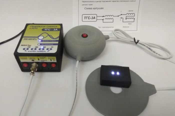 Катушка Мишина с трансформатором для генератора синуса- фото № 2