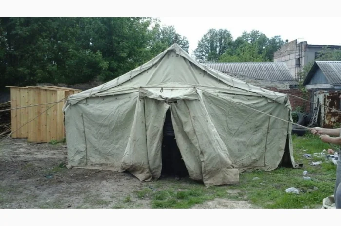 Палатки лагерные армейские, навесы, тенты брезентовые- фото № 5