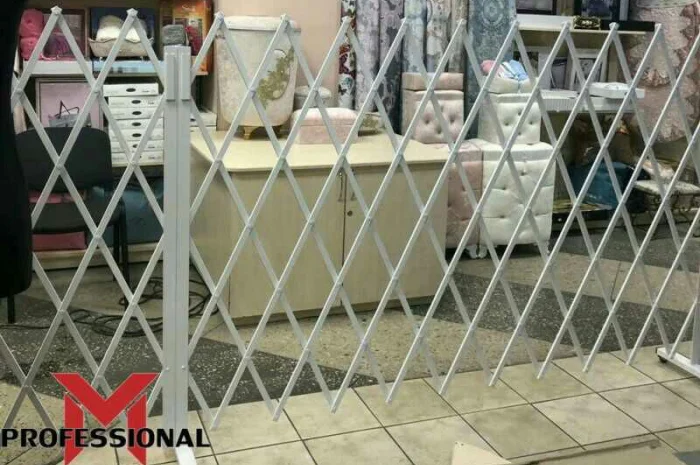 Розсувні грати для огорожі приміщень та торгових точок- фото № 1