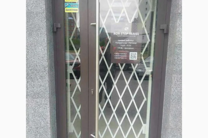 Розсувні решітки Ромб Prof для захисту магазинів та офісів- фото № 2