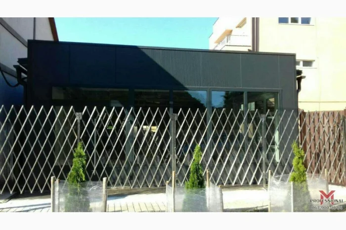 Раздвижные решётки и ограждения Prof из нержавеющей стали- фото № 1