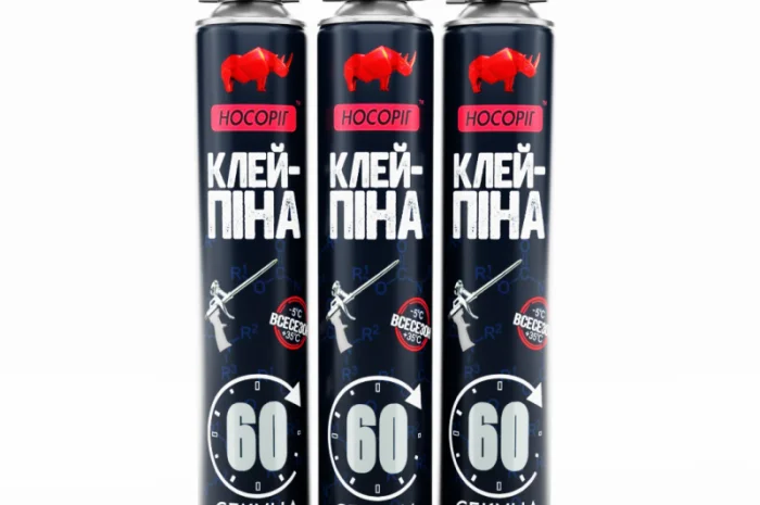 Клей-пена 60 секунд Носоріг 850 г- фото № 3