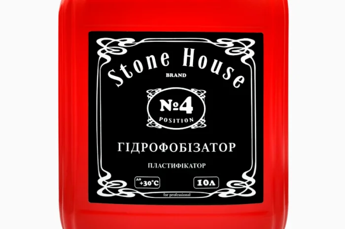 Гидрофобизатор 4 Stone House - 1/5/10 л для защиты поверхностей- фото № 1
