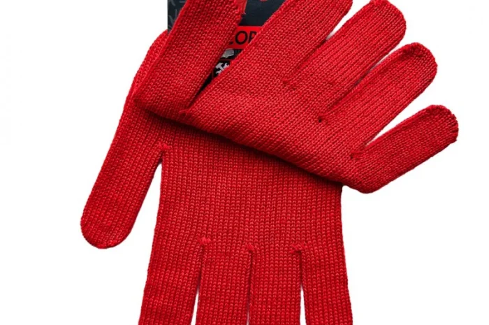 Рукавицы рабочие Носоріг (красные) трикотаж с ПВХ покрытием- фото № 2