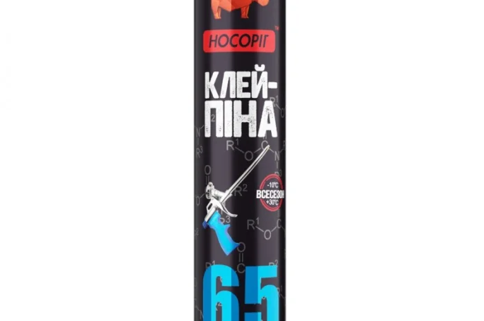 Клей-піна монтажна професійна Носоріг 850 г- фото № 1