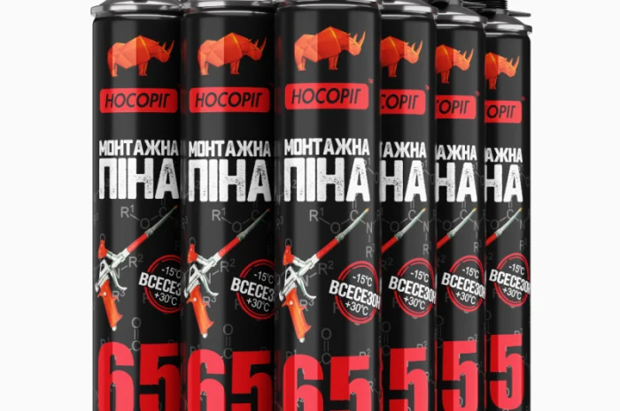 Профессиональная монтажная пена Носоріг 850 г- фото № 2