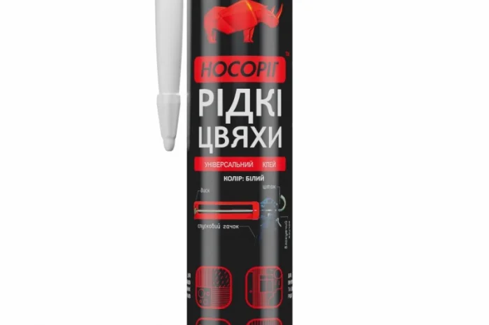 Клей монтажний Рідкі цвяхи Носоріг 440 г- фото № 1