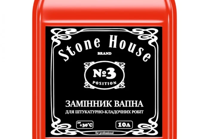 Замінник вапна для штукатурних робіт 3 Stone House 1/5/10 л- фото № 1
