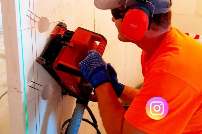 Штробление штробы без пыли Харьков. Услуги электрика- фото № 8