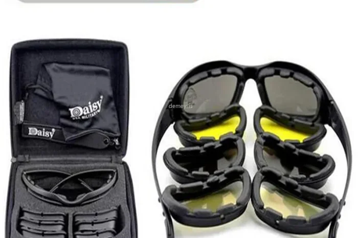 Тактические очки Daisy C5 и X7 с заменяемыми линзами- фото № 2