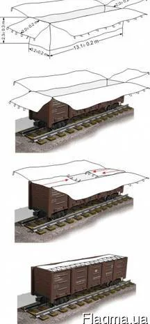Вкладник, кришка в напіввагон, морський контейнер- фото № 2