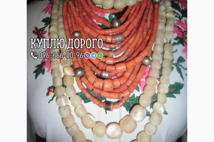 Куплю старинные вышитые рубашки и украшения- фото № 3