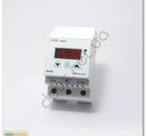 Таймер недельный (реле времени) на DIN-рейку 40А(8.8кВт)- фото № 1