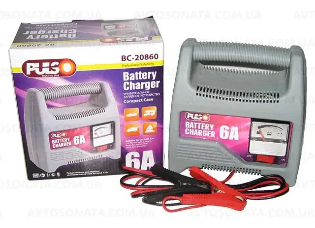 Зарядное устройство PULSO BC-20860 12V/6A для аккумуляторов- фото № 1