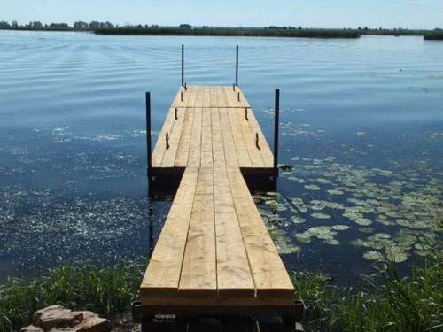 Водні понтони та причали для купання і риболовлі- фото № 4
