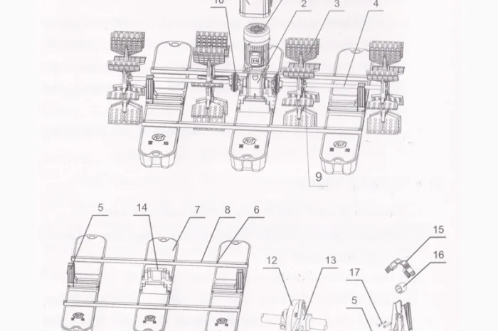 4-х Лопастной аэратор 1, 5 кВт- фото № 2