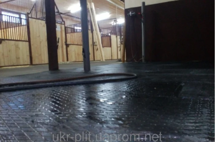 Резиновая плитка для конюшни- фото № 1