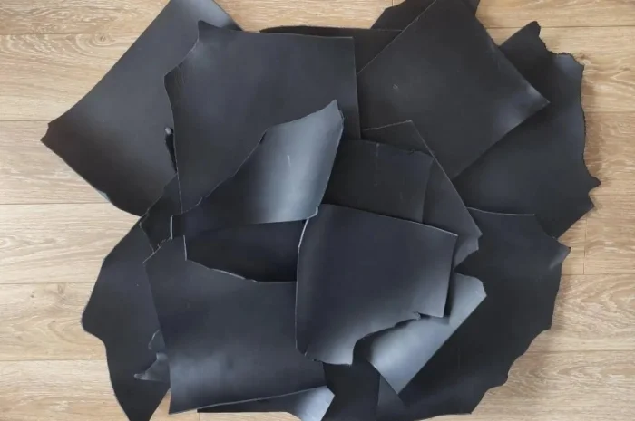 Обрезки натуральной ременной кожи для производства- фото № 1