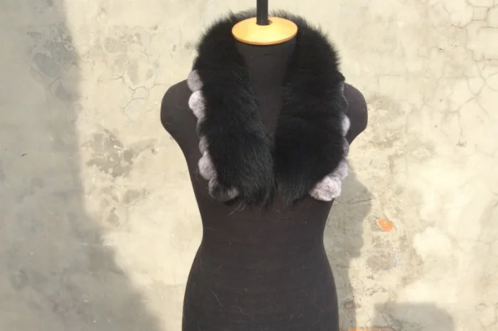 Опушка и воротники из натурального меха- фото № 4