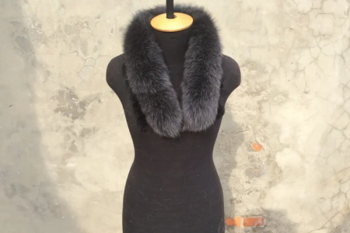 Опушка и воротники из натурального меха- фото № 10