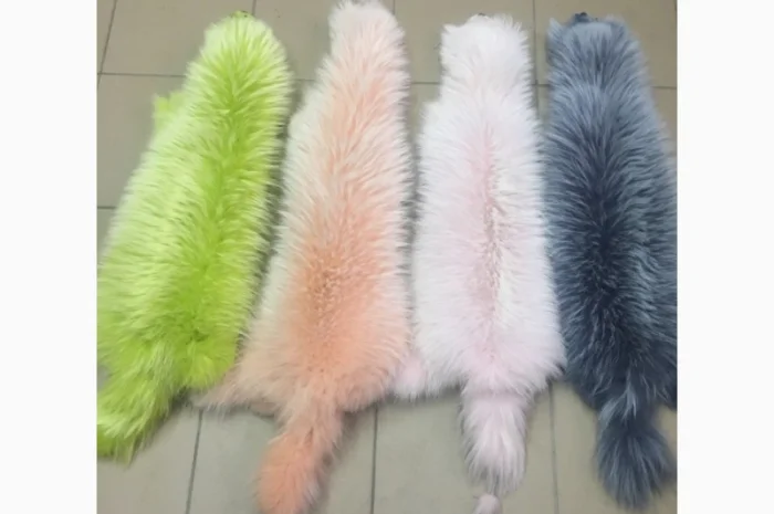 Шкуры мех енота- фото № 1