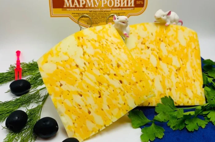 Продукт молоковмісний сирний "Мармуровий", ТМ "ЛЕПОТА", 50% жиру в сухій речовині- фото № 3