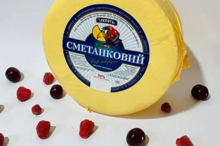Сир твердий "Сметанковий", ТМ "ЛЕПОТА", 50% жиру в сухій речовині- фото № 3