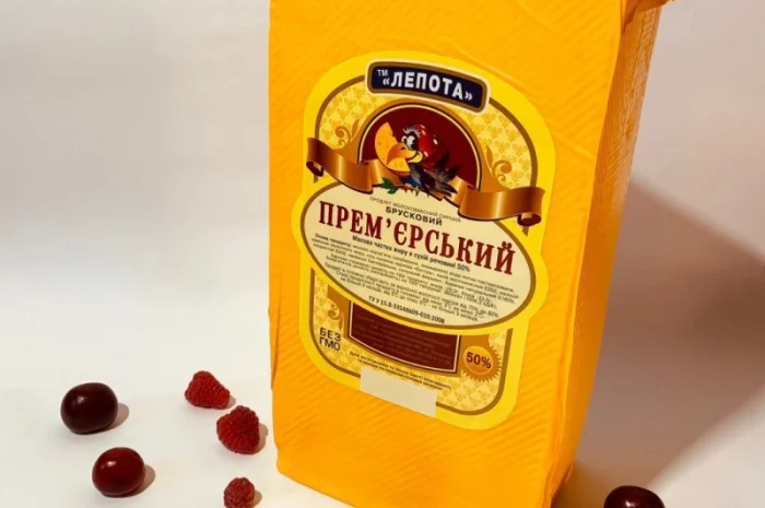Продукт молоковмісний сирний "Прем'єрський", ТМ "ЛЕПОТА" з ароматом Топленого молока- фото № 2