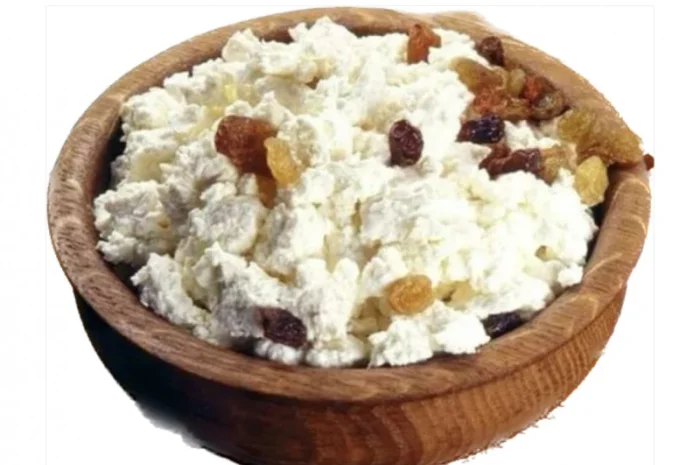 Маса сиркова 16% ваніль, родзинки- фото № 1