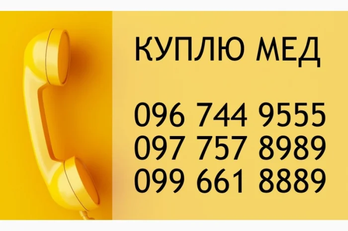 ЧЕРКАСЬКА область – закуповуємо якісний мед оптом від 300 кг- фото № 1