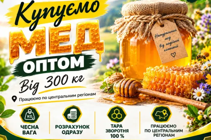 Закупка меда из СОНЯХА в центральных регионах. ОПТ-МЕД- фото № 1