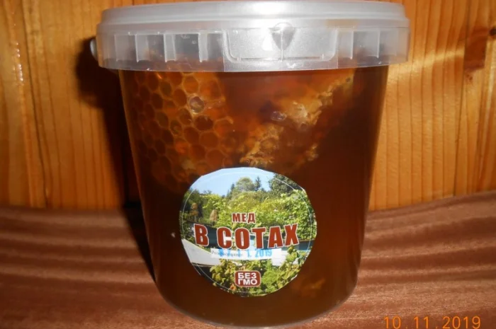 Лісовий мед в сотах- фото № 1
