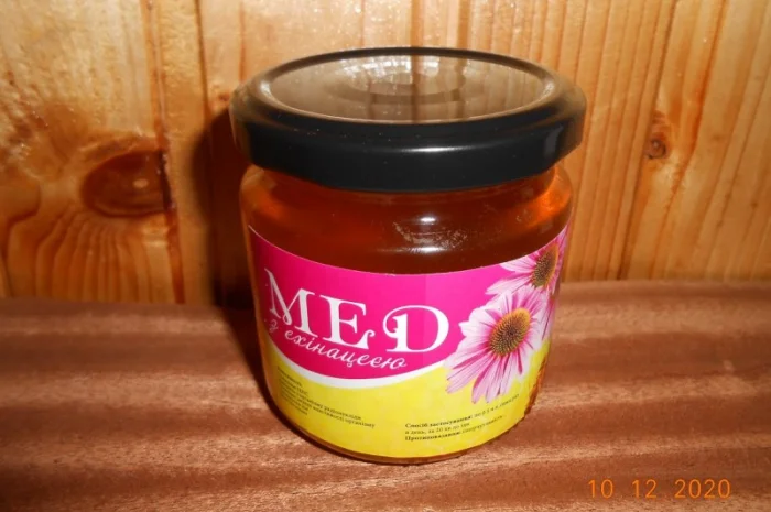 Мед з ехінацеєю- фото № 1