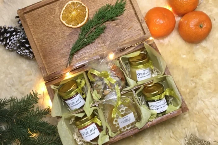 Новогодние подарки с медом- фото № 16