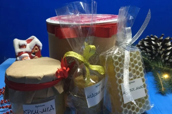Новогодние подарки с медом- фото № 13