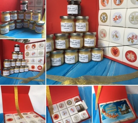 Новогодние подарки с медом- фото № 8