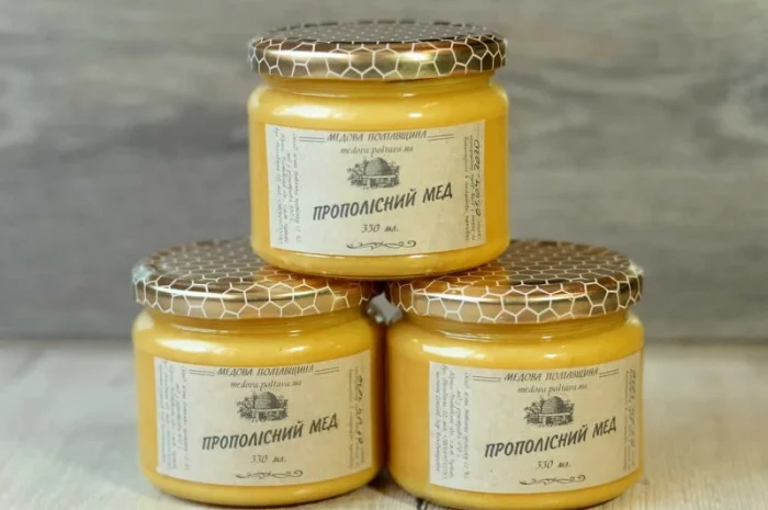 Мед с прополисом — натуральный продукт от пчеловода- фото № 1