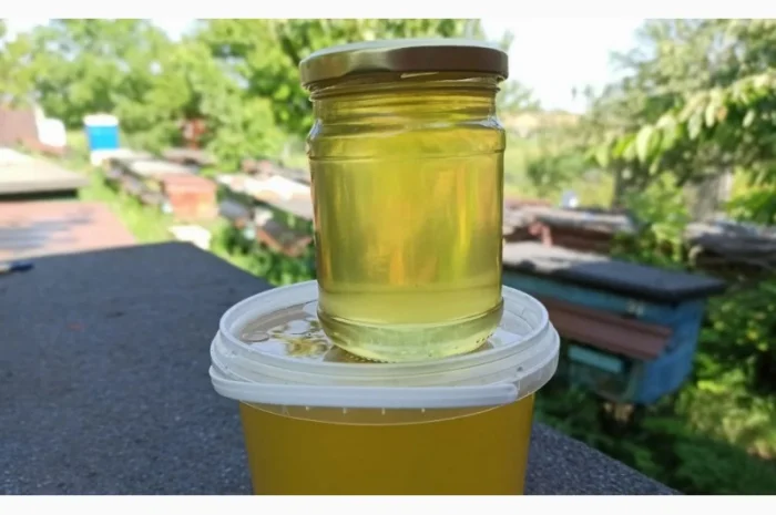 Мед акация з власної пасіки, 100% натуральний, урожай 2021 року- фото № 1