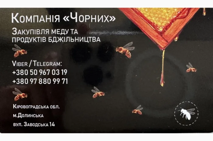 Закупівля меду від компанії "Чорних"- фото № 1