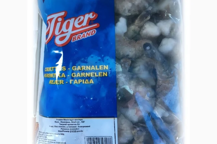 Креветка тигровая сырая без головы- фото № 2