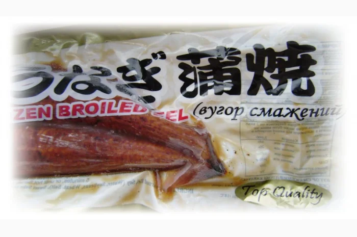 Угорь копченый (Unagi-Унаги) в кисло-сладком соусе- фото № 1