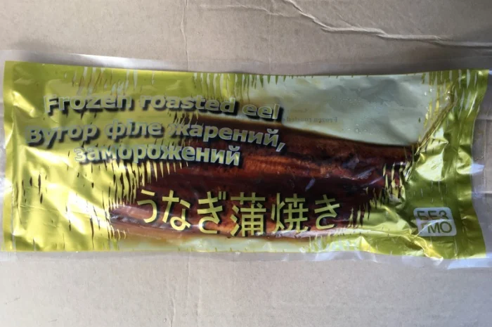 Угорь копченый (Unagi-Унаги) в кисло-сладком соусе- фото № 2