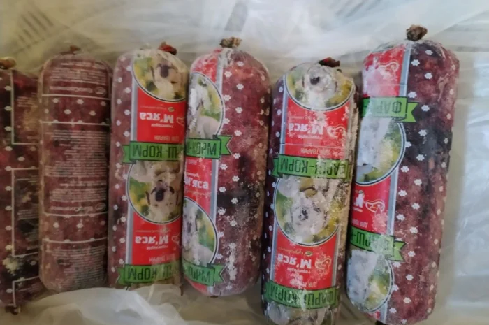 Фарш свинячий для тварин, фасований по 0,5 кг- фото № 1