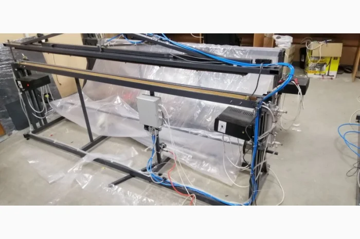 Запайщик пленки с длинной шва 1300, 1500, 1700, 2000, 2200, 2500 мм механический и пневмат- фото № 4