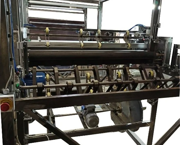 Линия для перемотки, порезки и упаковки рулонных материалов: картон, тканый п/п и других- фото № 1