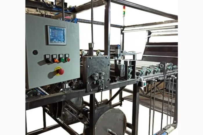 Линия для перемотки, порезки и упаковки рулонных материалов: картон, тканый п/п и других- фото № 4