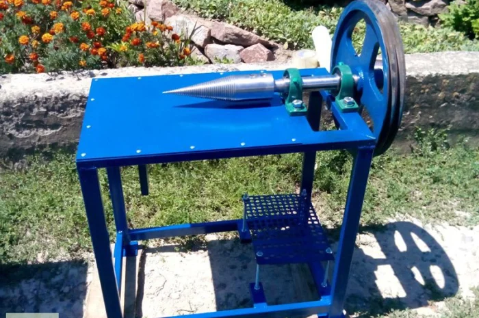 Дровокол електрический винтовой- фото № 1