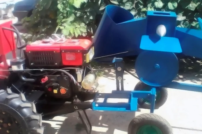 Дровокол - измельчитель веток с приводом от мотоблока- фото № 2