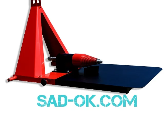 Винтовой Дровокол Садок ТР-90. Для трактора минитрактора. Навесной- фото № 3